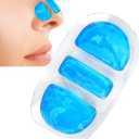 Nose Ice Pack, Gel Ice Packs, Portable Reusable Cold Ice Pack Flexible for Inflammation Travel Home Nose