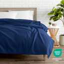 Bare Home Polar Fleece Blanket - Throw - Dark Blue - Warm & Cozy - Premium Fleece for Bed, Sofa, Camping, Travel and Cold Nights - Lightweight Blanket (Throw, Dark Blue)