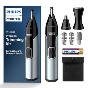 Norelco Philips Nose Trimmer 5000 for Nose, Ears, Eyebrows Trimming Kit, NT5600/62
