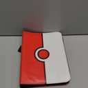 Collectible Trading Card Binder, 400 Pockets Card Holder with 50 Removable Sleeves, Portable Collection Binder Album Book Case Storage, Zipper Card Protective Sleeves for TCG, Sports Card (Elf Red)