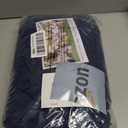 Duvet Cover Oversized King Size - Extra Soft Oversized King Size Duvet Cover - Lightweight, Breathable & Cozy w/ Zipper Closures and Ties - 120" x 98" Inches - (Navy Blue) Comforter Not Included