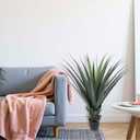 Artificial Spiked Agave Plant 40inch Faux Agave Plants for Front Porch Patio Indoor Outdoor Home Office Decor (2PACK)