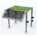 Extra Large Standing Turtle Basking Platform, 13" Width Resting Area, DIY Basking Platform for Aquatic Pets, Turtle Tank Accessories, PVC Pipes and EggCrate