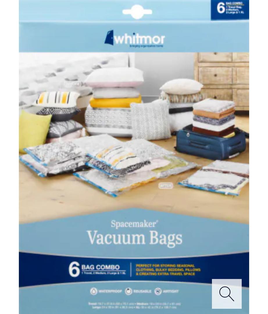 Whitmor Spacemaker Vacuum Bags - Assorted