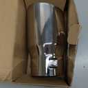 MACHSWON 75mm 3" Inlet Pipe Exhaust Silencer Muffler Tip Fit 2-2.75inches Car Universal for RAV 09-10 for Overlord for Highlander for CRV Great For Vit Pajero Vehicle