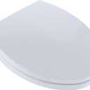 TOTO SoftClose Slow Close Elongated Toilet Seat and Lid, Cotton White - SS114#01