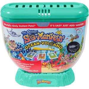 Sea-Monkeys Ocean Volcano - World's Only Instant Pets - Assorted Colors - Ages 6+ (Pack of 1)