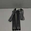 2 Pack Power Strip Surge Protector - 6Ft Extension Cord with 5 Widely Outlets 4 USB (2 USB C) Port, 1875W/15A, Wall Mount, Flat Plug, Desk Charging Station for Home Office College Dorm Room Essentials