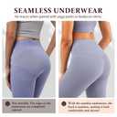RoyalBelle Seamless Thongs For Women V-Waisted Sexy Invisible No Show Breathable Stretch Panties Underwear 10-Pack (XL)