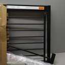 InnoTruth 27-36.6 in Wide Baby Gate for Stairs and Doorways, Black