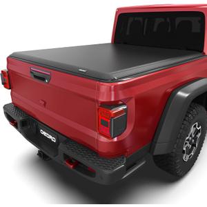 oEdRo Soft Roll Up Tonneau Cover Fit for 2020-2026 Jeep Gladiator JT 5ft
Soft Roll-up Truck Bed Cover Pickup Cover Compatible with Jeep Gladiator JT 2020 2021 2022 2023 2024 2025 2026 5 Feet Bed