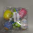 Pinkiwine 4 Pack Easter Eggs Light Up Spinning Tops with Flashing LED Lights for Kids Boys Girls Easter Basket Stuffers Toys Gifts