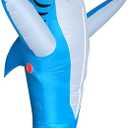 Poptrend Adults Inflatable Halloween Costumes Blow Up Shark Costume for Halloween, Birthday Gift Cos Play Party