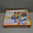 Jelly Blox Construction Site Set | Includes 75 Pieces | Toddler & Preschool Building Blocks Kids Can Squeeze, Stretch, Squish | MESH ACCREDITED | Safety Tested & Ouch-Free | Sensory Play Toy Ages 2+