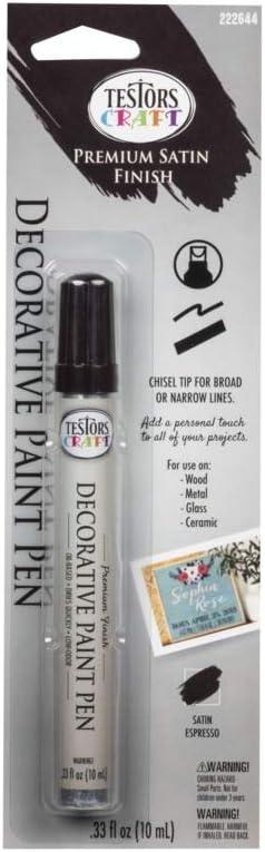 Rust-Oleum 222644 American Accents Satin Decorative Paint Pen, Espresso,0.33 Fl oz