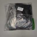 Ekouaer Satin Nightshirt for Women Button Down Nightgown Silk Short Sleeve Sleepshirt Notch Collar Sleepwear S-3XL (Black, XXXL)