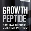 Jacked Factory Growth Peptides – Peptides for Muscle Growth with PeptiStrong®, Supports Muscle Protein Synthesis, Muscle Builder, Strength & Recovery, Peptide Muscle Building Supplement, 120 Capsules