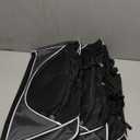 Travel Duffel Bags, 4-Pack – Lightweight Polyester Carry-On Air Travel Bags, Black, 21” x 9” x 10”