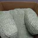 Reading Pillows for Sitting in Bed Adult, Back Rest Pillow for Sitting Up in Bed and Couch, Back Support Chair Pillow Support for Adult Backrest Pillows for Reading (Sage Green 21 Inch)