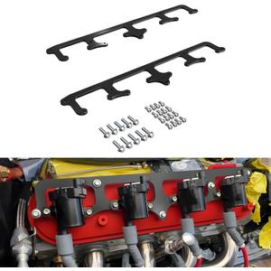 Bevinsee LS Ignition Coil Brackets D585 Mount Valve Cover 19005218 for LSX Swap Truck LS1 LS2 LS3 LS6 LM7 L33 LFA LSA LS9 LH6 LQ4 LQ9 L76 L92 L99 L96 LC9 LY6 Compatible with Chevrolet Silverado Sierra