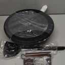 Carbon Steel Wok, 13-Inch, Pre-Seasoned, Non-Stick, with Lid and Spatula, Flat Bottom, Ideal for Stovetop Cooking