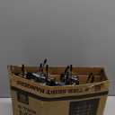 ZOBER 3-Pack 6-Tier Skirt Hangers with Clips - Pants Hangers with Clips Space Saving, Closet Organization, Swivel Hooks, College Dorm Essentials, Skirt Hangers for Women, Jeans Organizer for Closet