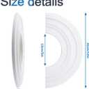 INCREWAY 2Packs Split Lighting PU Ceiling 3D Modeling Ceiling Cover Plate Ceiling Fan Medallion Home 12 Inch OD x 5 Inch ID