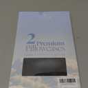 Silk Pillowcase for Hair and Skin,Soft,Breathable and Sliky 100% Queen Silk Pillow Case Set of 2,Both Sides Natural Mulberry Silk Pillowcases with Hidden Zipper(Queen Size 20"X 30",2pcs) (Black-2 Pack)