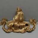 Linfairy Christmas Girl Wig with Wire Braids Halloween Cosplay Costume Wig for Women (ash blonde)