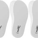 Knixmax 2 Pairs Insoles for Crocs Clog, Comfort Thin Replacement Innersoles for Men Women, Wide Fit Shoe Inserts for Birkenstock Mules Sneakers Flats Water Sandals Garden Nurse Clogs (3 Pairs: Grey)