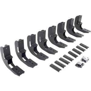 Go Rhino RB10 / RB20 Brackets | Mild Steel, Textured Black | 6940485 | Fits 2019-2025 Chevrolet Silverado & GMC Sierra