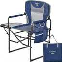SUNNYFEEL Oversized Camping Directors Chair, Portable Folding Lawn Chairs for Adults Heavy Duty with Side Table,Pocket for Beach, Fishing,Picnic,Concert,Tailgating, Outdoor Foldable Camp Chair
