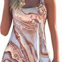ROSEWE 2025 Tankini Swimsuits for Women, Two Piece Bathing Suits with Shorts, Modest Tank Top Swim Dress X-Large