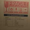 Hamilton Hills Large Oval Mirror 24x36 inch Polished Glass Frameless, Lightweight Mirror for Wall | 1" Beveled Rounded Bathroom Mirrors for Vanity | Oval Hanging Wall Mounted Mirror for Home Gym