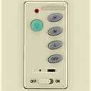 Fanimation CWRL4LA Wall Control Fan and Light with Learn Rec 3-Speed/Non-Rev