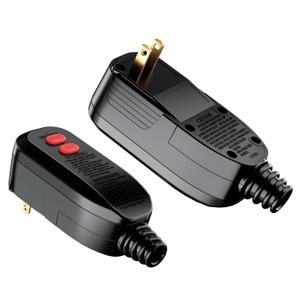 ANEKEN GFCI Plug Replacement, Auto-Reset, 15 Amp, 2 Prong, Waterproof Ground Fault Circuit Interrupter Safety Plug for Pressure Washer, Hair Dryer, Weeder, Hot Tub, Pool Pump