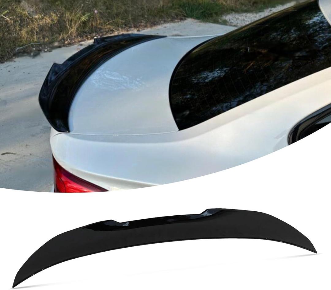Rear Spoiler for BMW 2 Series M2 F87 F22 F23 M235i M240i 218i 220i 228i 2014-2021 Coupe Trunk Spoiler Wing Trunk Tail Rear Trunk Lid 2 Door,Glossy Black Performance Rear Wing - PSM Style