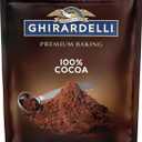 Ghirardelli Chocolate Unsweetened Cocoa Pouch, 8 Ounce (EXP 12/31/26)