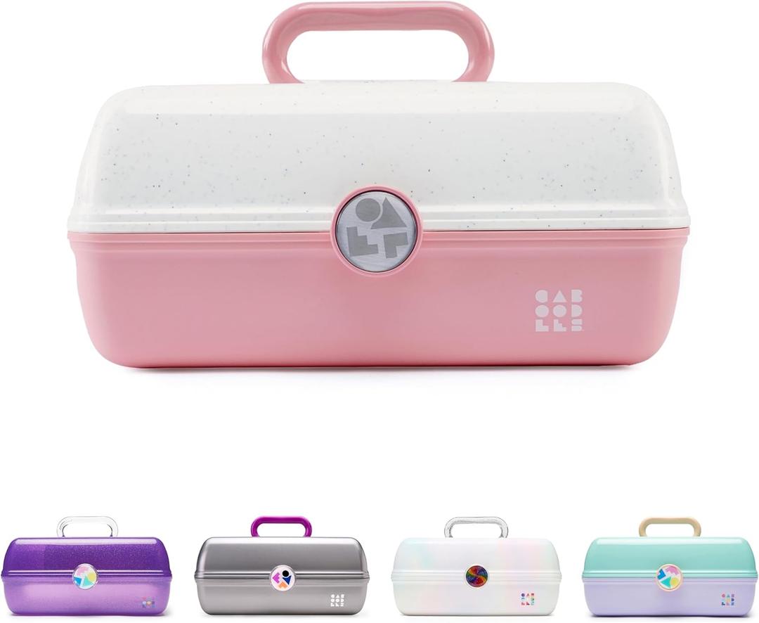 Caboodles On-The-Go-Girl Case (Funfetti Flitter Over Dusty Rose)