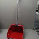 Winco Jumbo Dust Pan, 13-5/8" x 14" x 8-7/8", Red