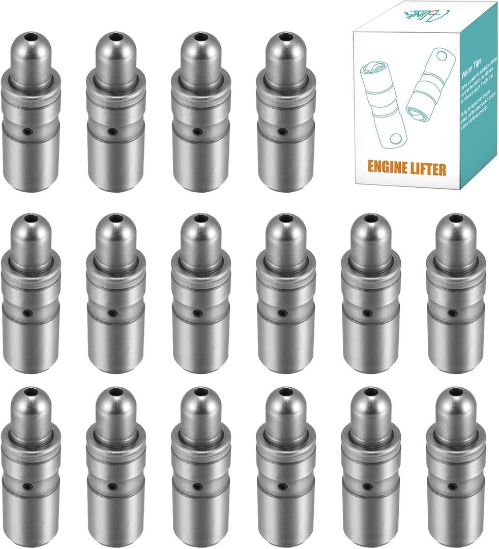 (OEM Parts) 16PCS LFK16312 Hydraulic Valve Lifter For 1999-2022 Buick Regal Envision Verano,Chevy Colorado Equinox Malibu Camaro,GMC Toyota 1.3/1.4/1.5/1.6/1.8/1.9/2.0/2.2/2.4/2.5/2.7/2.8/2.9L