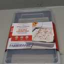 Farberware Nonstick Bakeware Baking Pan With Lid / Nonstick Cake Pan With Lid, Rectangle - 9 Inch x 13 Inch, Gray