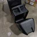 Professional Portable All-in-One Integrated 2-Way PA System Fixed Setup, Suitcase Design w/ 8-Channel Mixer, 2 Speaker Stands, Bluetooth, Mic for Performances, Presentations