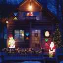 K.E.J. Solar Fence Lights Outdoor Waterproof, 8 Pcs Solar Wall Lights Color Changing Up & Down Lights Outdoor -Lights Fixture for Wall Fence Yard Deck Garden Garage Walkway Porch