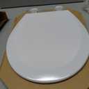 Bemis 1500EC 390 Lift-Off Wood Elongated Toilet Seat, Cotton White (Pack of 1)