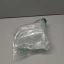 HOMSFOU Glass Globe Lamp Shade Replacement for G9 Base Light Fixtures 3.93 Inch Clear Round Lampshade for Pendant Ceiling Wall and Table Lamps (10x10cm)