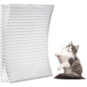 Zipcase 8 Pack Scat Mat for Cats - 13 x 16 Inch Updated Dual Length Cat Deterrent Mat with Narrower & Denser Spikes, More Effective for Indoor & Outdoor Humane Cat Repellent Fence