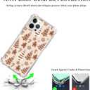 Brown Gingerbread Christmas Trees Case Compatible with iPhone 16 Pro, Cute Christmas Festival Case for iPhone 16 Pro, Cool TPU Bumper Phone Case Cover