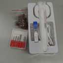 Electric Nail File with Nail Lamp, 5 Speeds Professional Electric Nail Drill Kit for Acrylic Gel Nails,Portable Efile Set with 12 pcs Nail Drill Bits,Pedicure Tool for Home Salon Use (Blue)