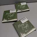 3 x Happy Hanukkah Ornaments for Christmas Tree 2025, Spiritual Christmas Ornaments - Jewish Chanukah Gifts for Women, Men, Family, Friends - Wooden Religious Hanukkah Christmas Decorations